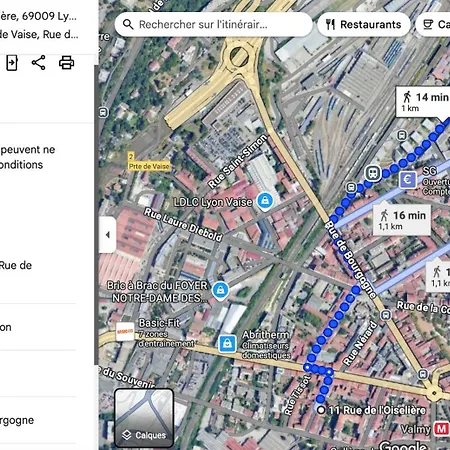 Apartmán Urban'mezza Spot - Valmy - Wi-fi & Metro Lyon